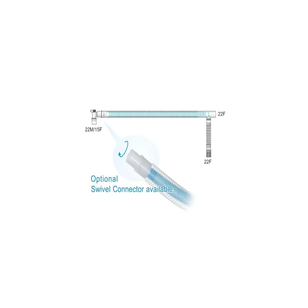 Sistema de Respiración/Anestesia Coaxial con Línea de Muestreo MOD 70125 Adulto