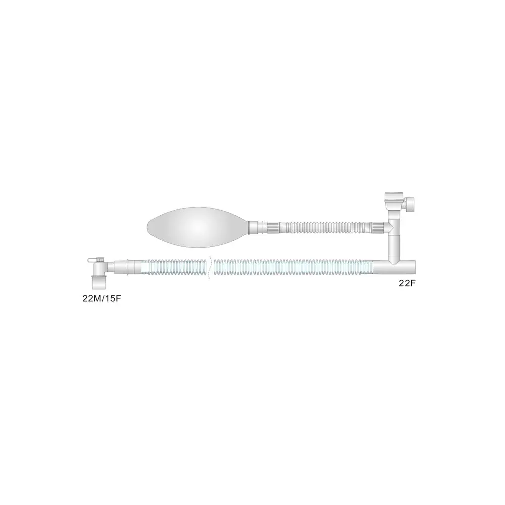 Sistema de Respiración/Anestesia Coaxial con Válvula APL MOD 70188 Adultos