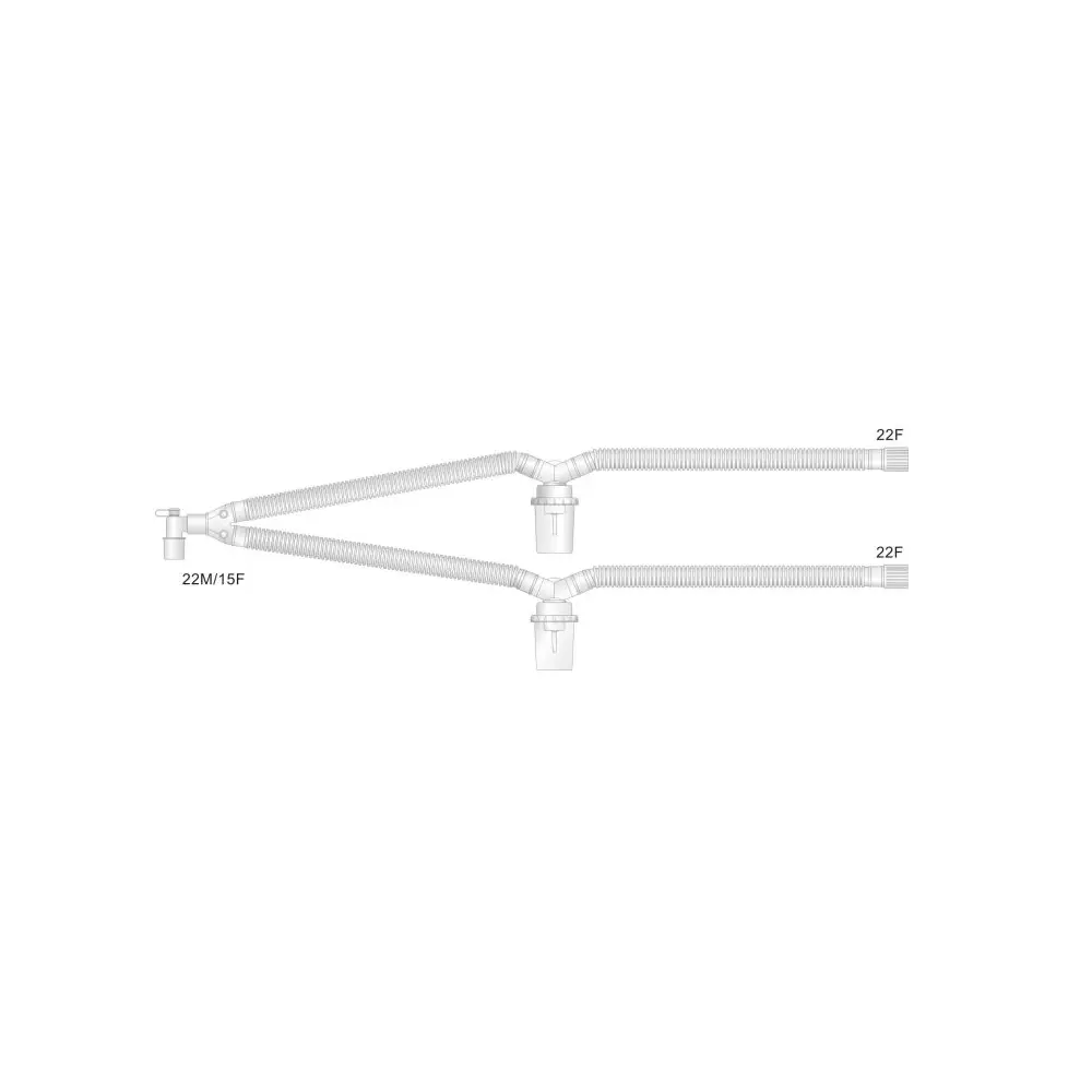 Sistema de Respiración Reutilizable MOD 70340 con Trampa de Agua