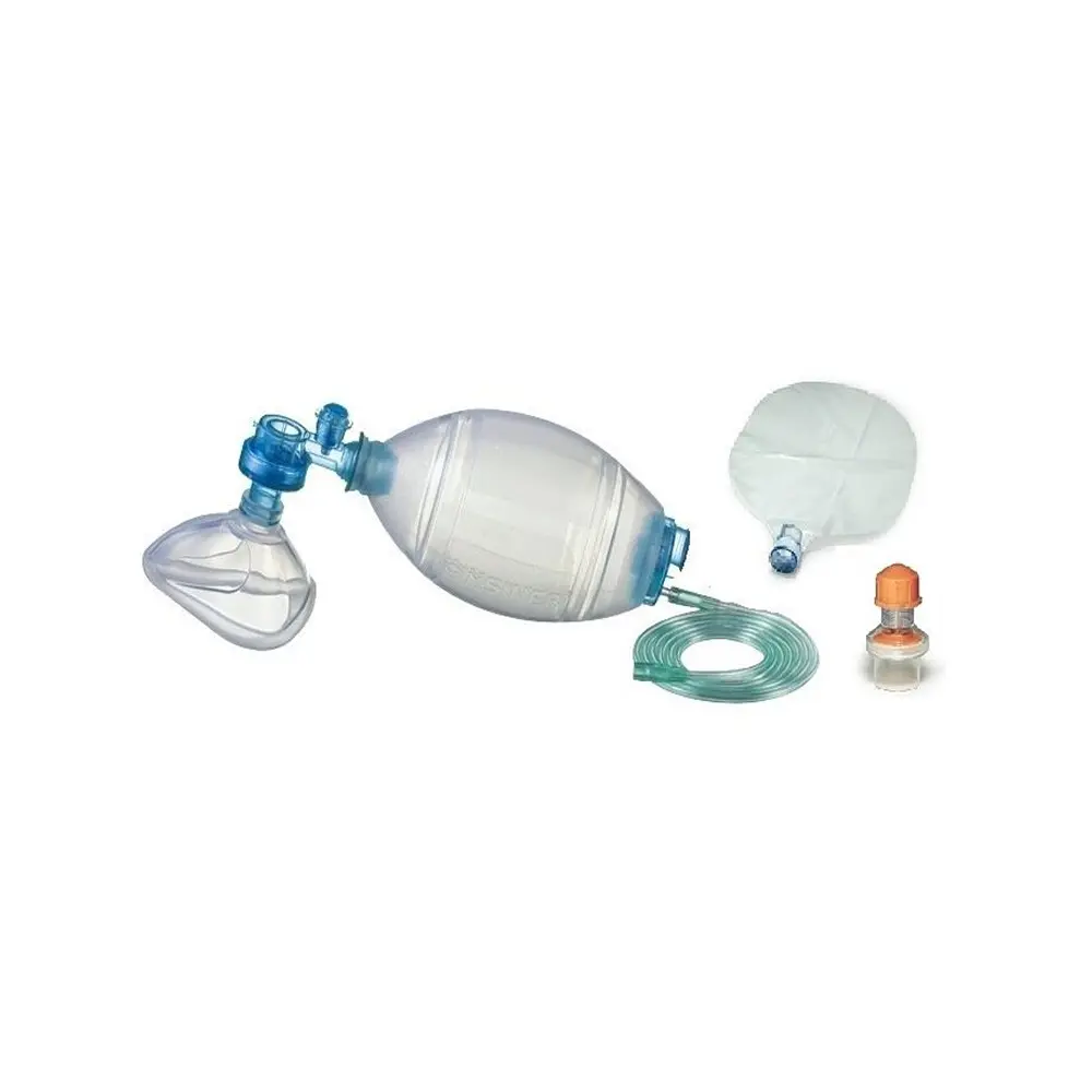 Resucitador Manual Reutilizable Válvula de Admisión Todo en Uno (PC) MOD 60259 #Adulto