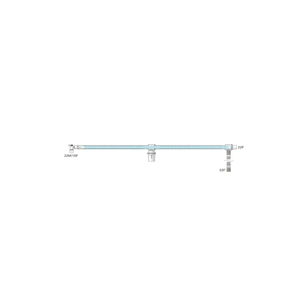 Sistema de Respiración/Anestesia Coaxial MOD 70124 sin Línea de Muestreo