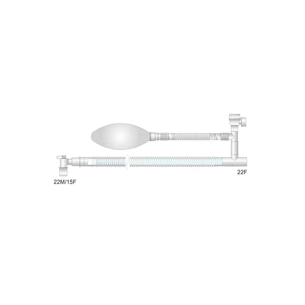 Sistema de Respiración/Anestesia Coaxial con Válvula APL MOD 70188 #Adulto